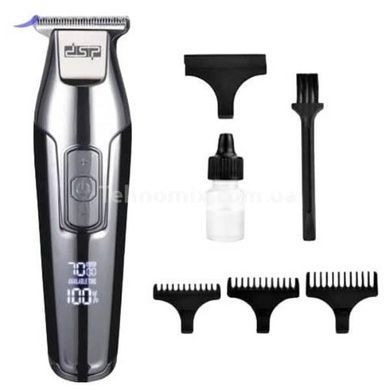 Машинка для стрижки акумуляторна з LCD-дисплеєм Hair Clipper Set DSP 90286 Чорна