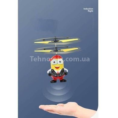 Іграшка літаючий міньйон у костюмі (вертоліт)