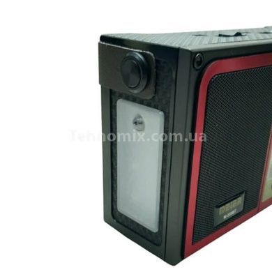 Радіо з годинником та акумулятором Meier M-559BT Червоне