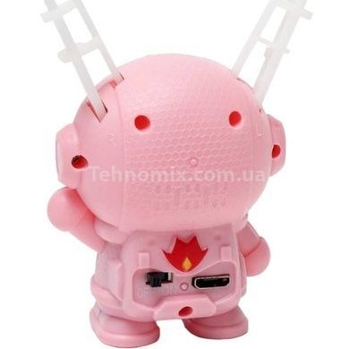 Игрушка летающая Космонавт с подсветкой от USB SPACEMAN Розовая
