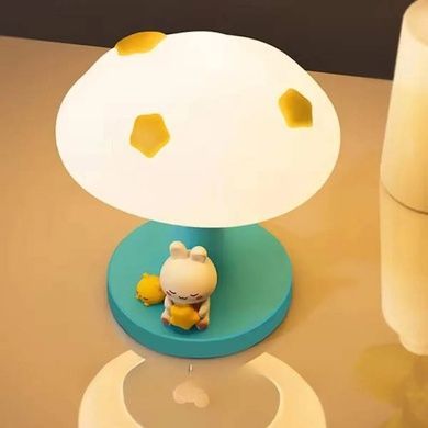 Нічник настільний акумуляторний 2 режими яскравості Mushroom lamp