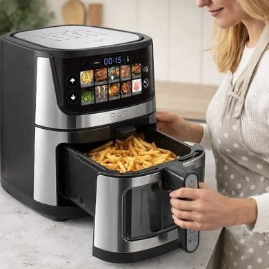 Аэрогриль 9л 1950Вт Air Fryer RAF R.50002 Серый с черным