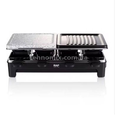 Електрогриль відкритий з антипригарним покриттям Cheese Grill Machine R.5425 RAF Чорний