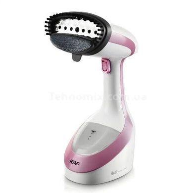 Відпарювач ручний для одягу 1600Вт Steam Iron R.1159 RAF Білий з рожевим