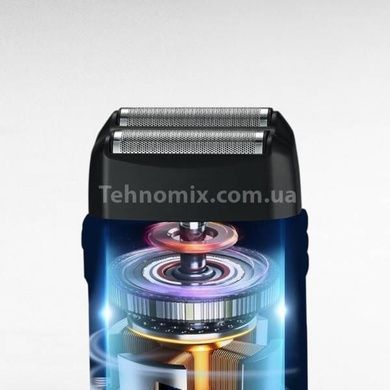 Электробритва аккумуляторная с дисплеем USB R.4088 RAF Серая