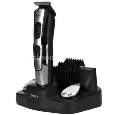 Аккумуляторная машинка для стрижки Geemy Gm-592 (10 в 1) Черная