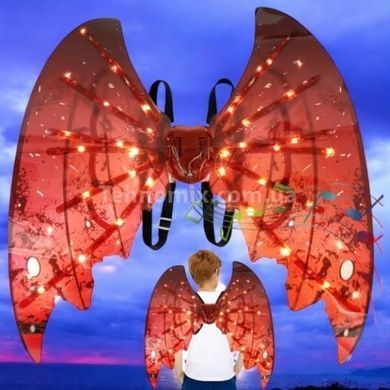 Крылья с подсветкой интерактивные Shadow Angel №2 Разноцветные