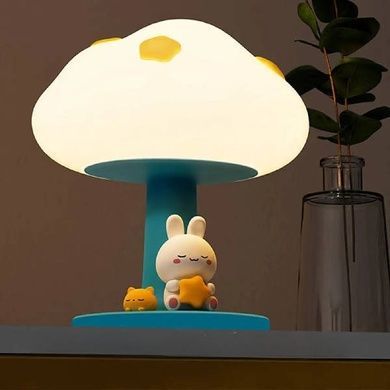 Нічник настільний акумуляторний 2 режими яскравості Mushroom lamp