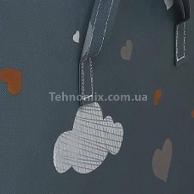 Сумка для вещей и постельного белья на 50л узор Облако Синий BAG