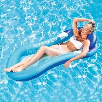 Матрац-гамак для відпочинку на воді з ремнабором у комплекті 160&times;90 см BEACH BED Синій