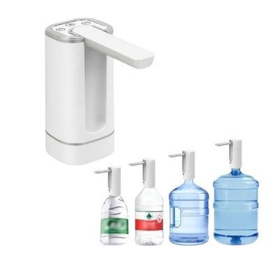 Помпа електрична для пляшки з питною водою Portable automatic water pump Біла