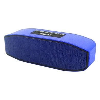 Bluetooth-колонка аккумуляторная 6Вт, USB, microSD, AUX, 1200мАч S2026 Синяя