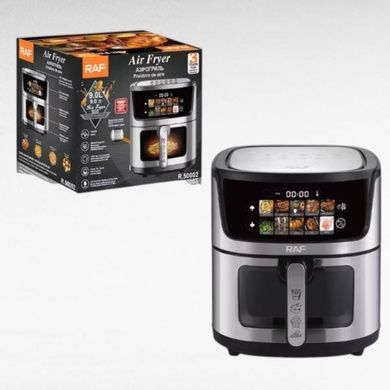 Аэрогриль 9л 1950Вт Air Fryer RAF R.50002 Серый с черным