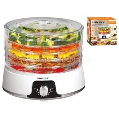 Сушарка для фруктів та овочів 350 Вт Sokany SK-10072
