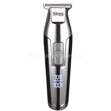 Машинка для стрижки акумуляторна з LCD-дисплеєм Hair Clipper Set DSP 90286 Чорна