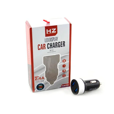 Зарядка Адаптер CAR USB HC6 (Вольтметр-2.4) HZ