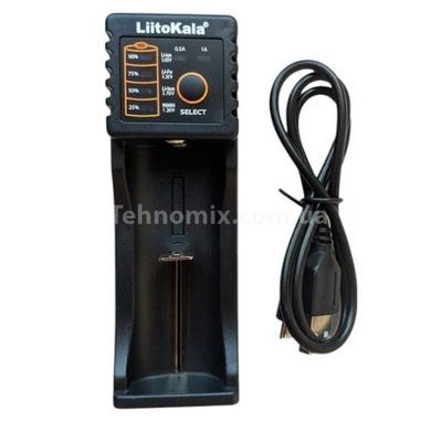 Зарядний пристрій універсальний для 18650, АА, ААА LiitoKala Lii-100B battery charger Чорне
