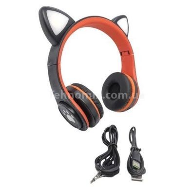 Бездротові навушники Bluetooth з котячими вушками LED TO-99 Червоні