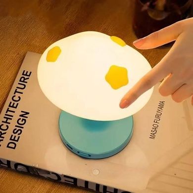 Нічник настільний акумуляторний 2 режими яскравості Mushroom lamp