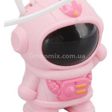 Игрушка летающая Космонавт с подсветкой от USB SPACEMAN Розовая