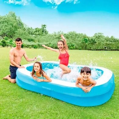 Бассейн надувной 203х152х48см KAR103 INTEX 57180 Голубой