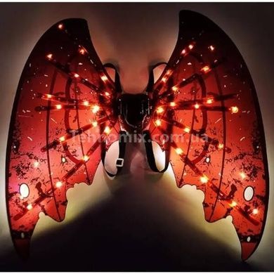 Крылья с подсветкой интерактивные Shadow Angel №2 Разноцветные