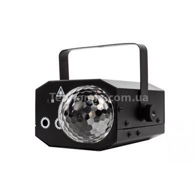 Лазерний проектор з диско-кулею 16-1 Laser Magic Ball STL-41 Чорний