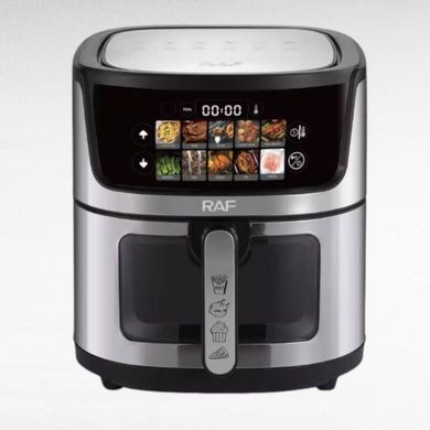 Аэрогриль 9л 1950Вт Air Fryer RAF R.50002 Серый с черным