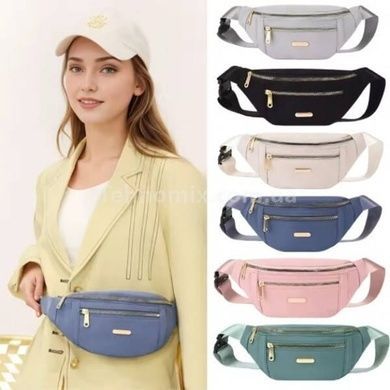 Сумка женская бананка Womens backpack XL-1211 Синяя