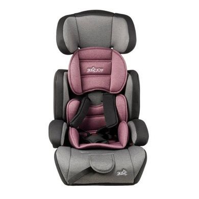 Дитяче автокрісло універсальне від 9-36кг з бустером I/II/III група JOY 36800 Сіре з рожевим
