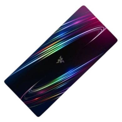 Коврик для компьютерной мыши 30*70см 3мм R-Razer Mause Pad stitched speed surface Черный с принтом