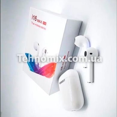 Беспроводные сенсорные Bluetooth наушники TWS i16 Max