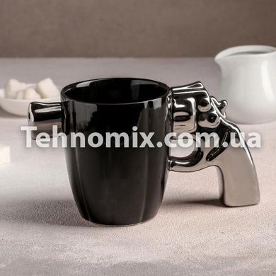 Чашка с ручкой в форме "Револьвера" 3D 380мл