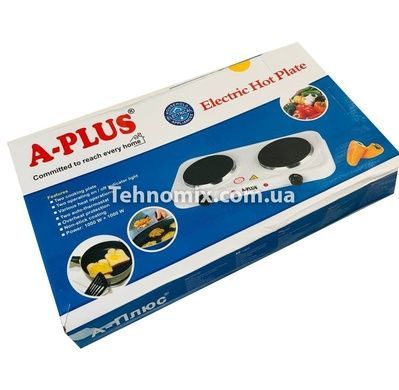 Электроплита на 2 конфорки Hot Plate A-PLUS Черная