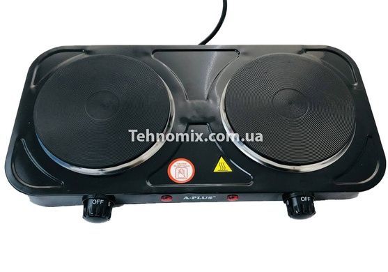Электроплита на 2 конфорки Hot Plate A-PLUS Черная