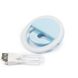 Светодиодное селфи-кольцо с USB-зарядкой Selfie Ring Light Голубой