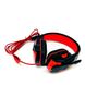 Ігрові дротяні навушники SY850 з мікрофоном (Червоні)