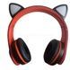 Бездротові навушники Bluetooth з котячими вушками LED TO-99 Червоні