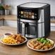 Аэрогриль 9л 1950Вт Air Fryer RAF R.50002 Серый с черным