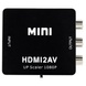 Конвертер видеосигнала HDMI в AV Черный