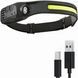 Ліхтарик налобний BAILONG BL-G28 XPE+COB USB
