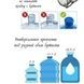 Помпа для воды электрическая с сенсорным управлением Черная с фиолетовым