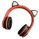 Бездротові навушники Bluetooth з котячими вушками LED TO-99 Червоні