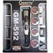 Аккумуляторная машинка для стрижки Geemy Gm-592 (10 в 1) Черная