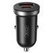 Автомобільний зарядний пристрій для гаджетів та смартфонів XO CC56 mini car charger A+C single port 30W/simultaneous 5V3A with