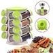 Карусель для специй 16 емкостей Spice Rack Зеленая