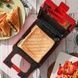Электрическая сэндвич-машина breakfast machine Красная