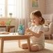 Фотоапарат моментального друку Крокодил Digital Color А-2124 Блакитний із зеленим