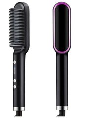 Нове надходження Гребінець-випрямляч Hair Straightener HQT-909 B з турмаліновим покриттям Чорний
