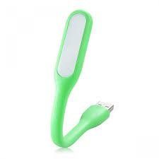 Портативний гнучкий LED USB світильник green